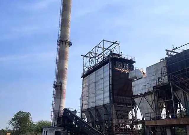 Boiler house and chimney of a sugar mill