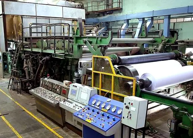 Paper machine and control panels