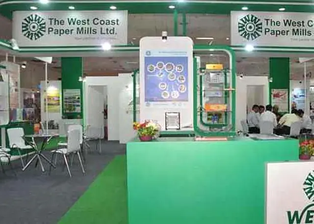 The West Coast Paper Mills exhibition stand
